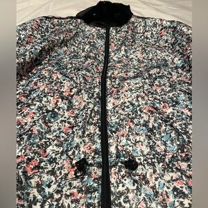Adidas slick floral windbreaker XL